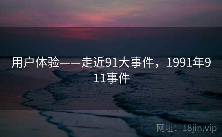 用户体验——走近91大事件，1991年911事件