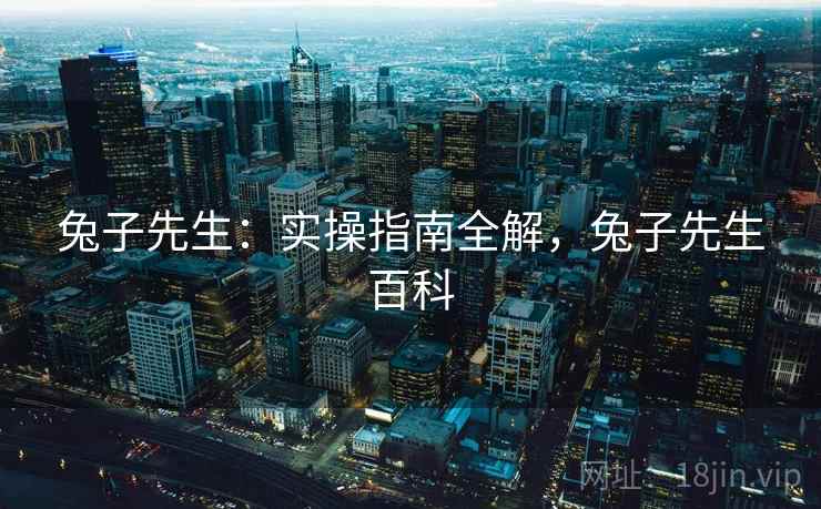 兔子先生：实操指南全解，兔子先生百科
