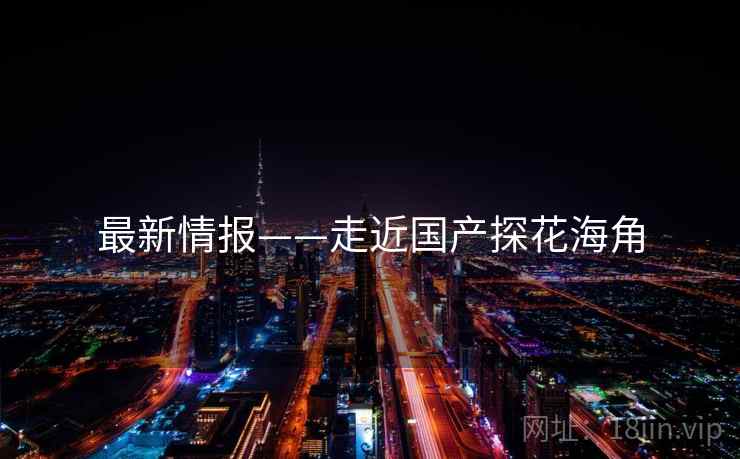 最新情报——走近国产探花海角