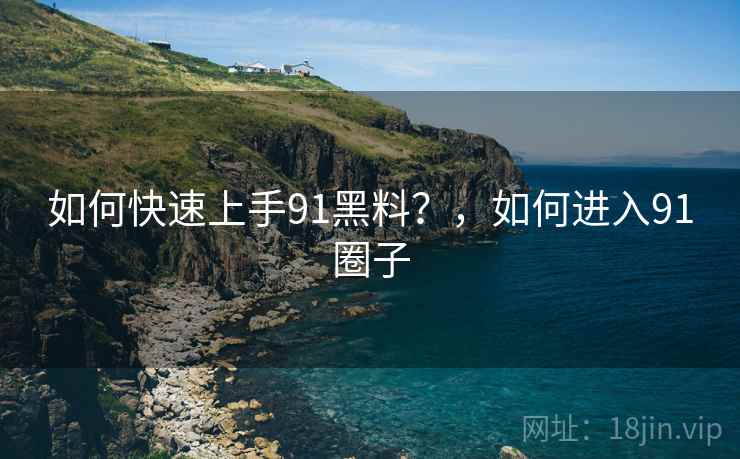 如何快速上手91黑料？，如何进入91圈子