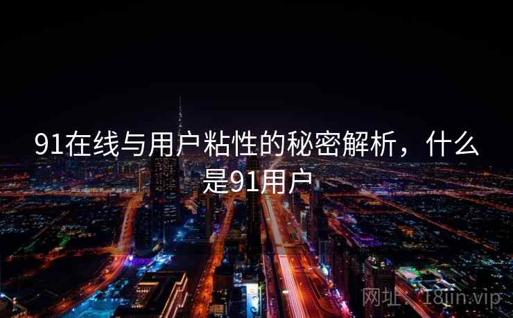 91在线与用户粘性的秘密解析，什么是91用户