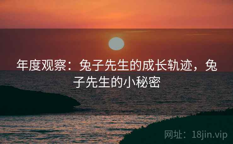 年度观察：兔子先生的成长轨迹，兔子先生的小秘密