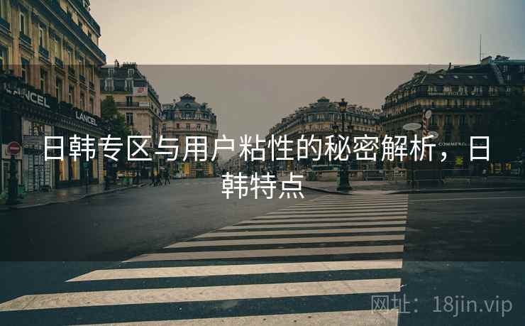 日韩专区与用户粘性的秘密解析，日韩特点