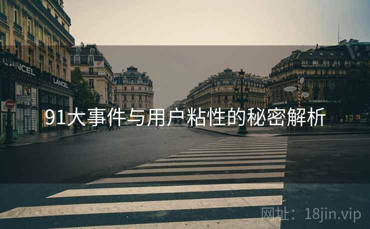 91大事件与用户粘性的秘密解析